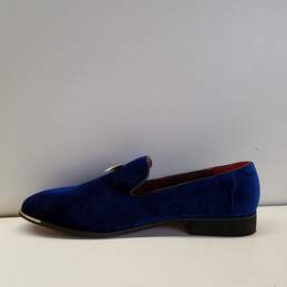 NYX Velvet Tassel Loafers Royal Blue 11 alternative image