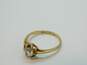 Vintage 10K Yellow Gold Spinel Solitaire Ring 2.0g image number 3