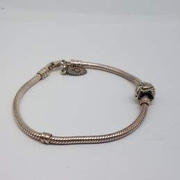 Sterling Silver Snake Chain Starter 6 1/2 Inch Bracelet 15.8g