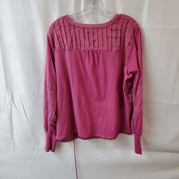Anthropologie Tiny Rose Pink Lace Top Size XL alternative image