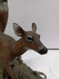 On the Alert Danbury Mint White Tail Deer Sculpture -IOB image number 4
