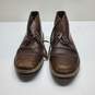 Clarks Mens Brown Leather Lace Up Desert Chukka Boots Size 10.5 image number 2