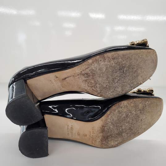 Kate Spade Women's Black Jeweled Pump Heels Size 5B image number 5