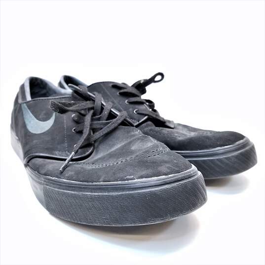 voorzetsel september Somber Buy the Nike SB Zoom Stefan Janoski Size 13 Triple Black Anthracite Leather  633014-022 | GoodwillFinds