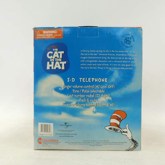 2003 Dr Seuss Cat In The Hat Telephone IOB image number 6