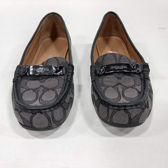 Coach Women's Gray Loafers Size 6 image number 4