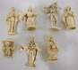 Vintage Made in Italy Plastic Miniature 7 Piece Nativity Figurines image number 1