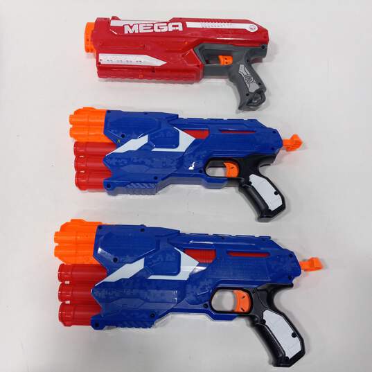 Bundle of 5 Assorted Nerf Toy Dart Guns image number 3