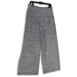 Womens Gray Elastic Waist Pockets Stretch Pull-On Wide Leg Ankle Pants Sz M alternative image