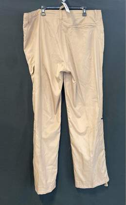 Jordan Mens Beige Button Pockets Flat Front Dri-Fit Stretch Cargo Pants Size 40T alternative image