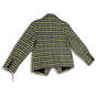 NWT Womens Multicolor Plaid Long Sleeve Double Breasted Blazer Size LP image number 2