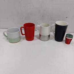 Bundle of Assorted Starbucks Mugs & Ornament alternative image