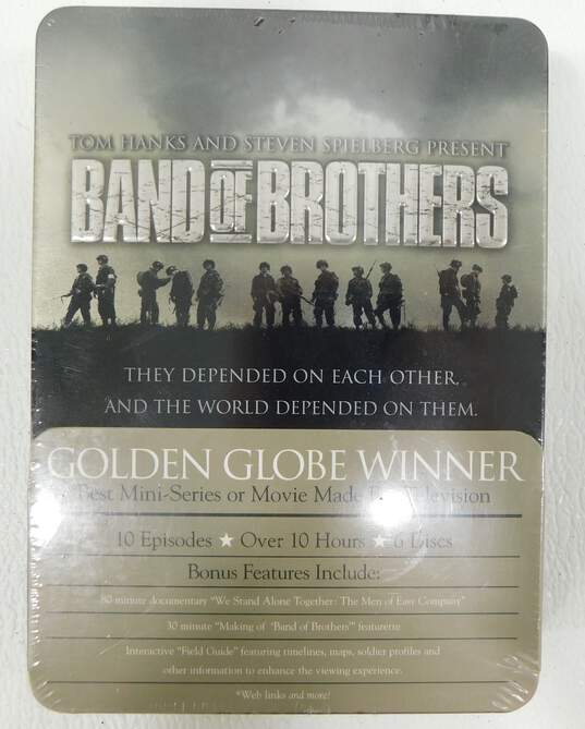 Band Of Brothers Complete Series DVD Tin Box Set Sealed image number 1