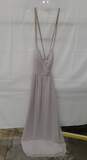 Bari Jay Sleeveless Zip Back Bridal Dress Size 12 image number 1