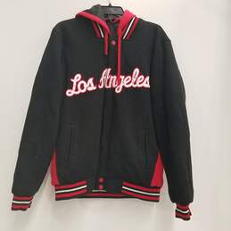 NBA Men's Los Angeles Clippers Reversible Hooded Jacket Sz. L