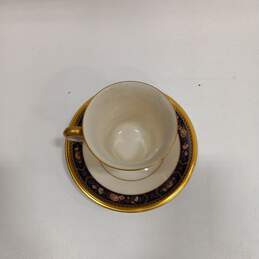 Set of 3 Lenox Royal Peony Cups/Saucers alternative image