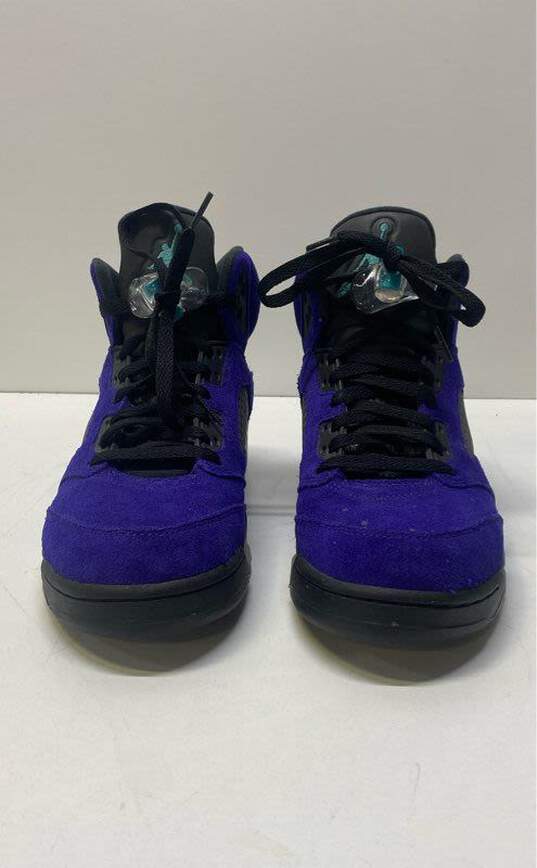 Nike Air Jordan 5 Retro Alternate Grape Sneakers 136027-500 Size 8 image number 3