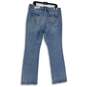 NWT Seven7 Womens Blue Denim Medium Wash Limited Edition Straight Jeans Size 16 image number 2