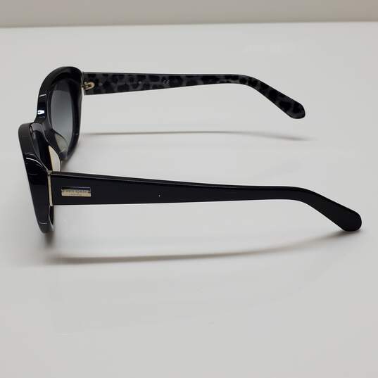 Kate Spade Black Leopard Patterned Sunglasses AUTHENTICATED image number 2