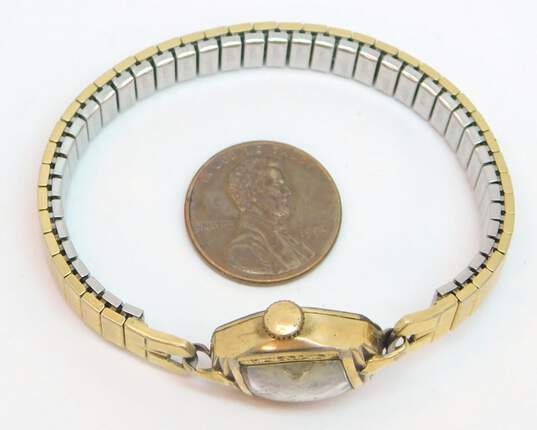 VNTG Women's Bulova Swiss RGP 17j Mechanical Watch image number 10