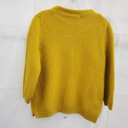 Boden Yellow Knit Puller Sweater Women's Size Large alternative image
