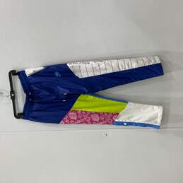 NWT Nike Womens Multicolor Colorblock Elastic Drawstring Waist Sweatpants Size M