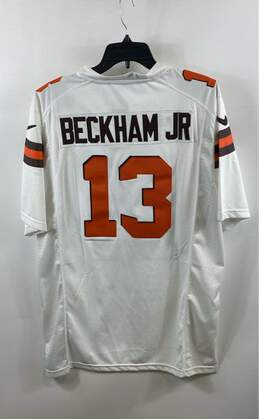 Nike Mens White Cleveland Browns Odell Beckham #13 NFL Football Jersey Size L alternative image