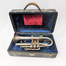 VNTG Dyer's Brand Professional Model B Flat Cornet w/ Case and Accessories (Parts and Repair)