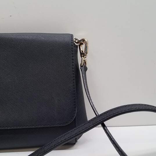 Kate Spade Leather Crossbody Bag Black image number 8