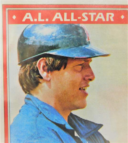 1981 HOF Carlton Fisk Topps All-Star Boston Red Sox image number 3