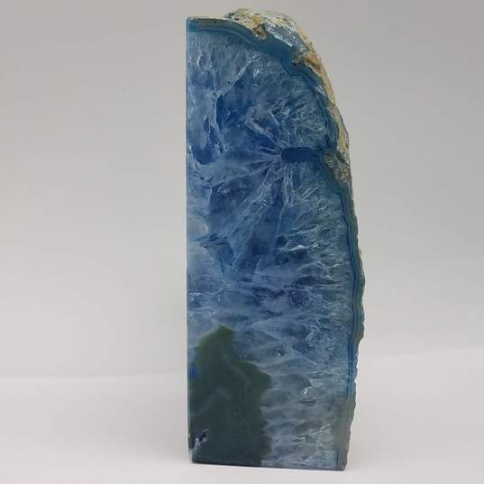 Blue Geode Single Book End 1.50lbs image number 4