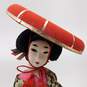 VNTG Japanese Bijin Geisha Courtesan Silk Folk Doll Showa Period image number 6