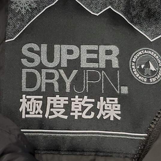 Super Dry Women Black Puffer Jacket S image number 3