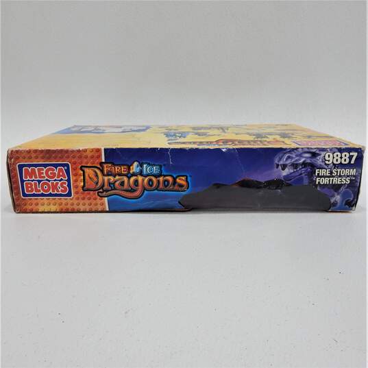 NEW 2004 MEGA BLOKS Dragons Fire & Ice 9887 Fire Storm Fortress Factory Sealed image number 5