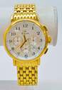 Bulova A6 C965132 Gold Tone Chronograph Men's Dress Watch 125.7g image number 1