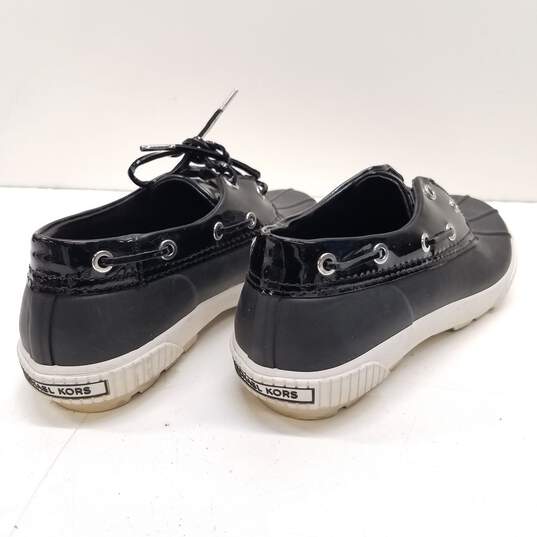 Michael Kors Rubber Hyde Shoes Black 8 image number 4