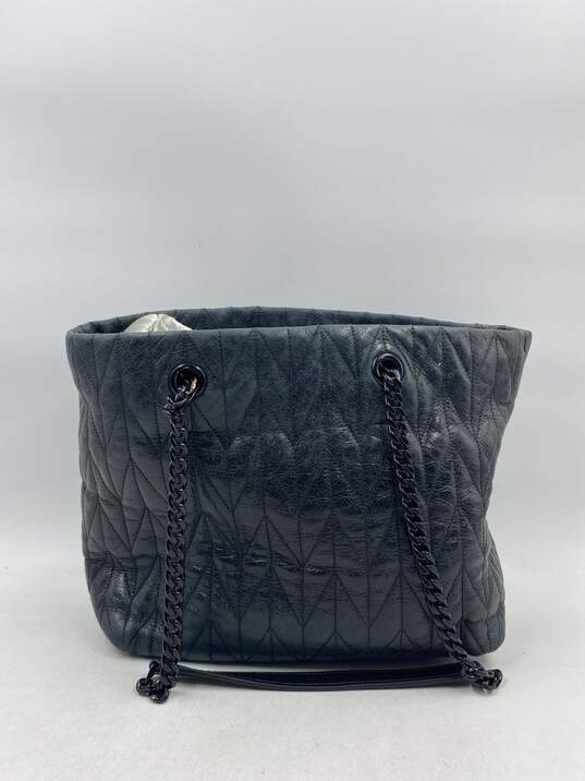 Authentic Miu Miu Charcoal Matelasse Shoulder Bag image number 2