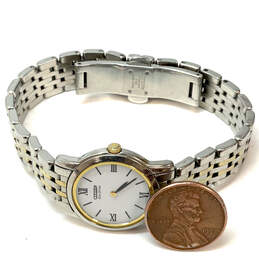 Designer Citizen Silver-Tone Round Dial Stainless Steel Analog Wristwatch alternative image