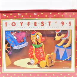 Vintage 1995 Toyfest Mel Epstein Signed Numbered Fisher Price Commemorative Poster Framed alternative image