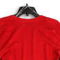 NWT Womens Red Knitted Long Sleeve Open Front Cardigan Sweater Size Small image number 4