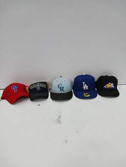 Bundle of Assorted Sports Baseball Caps
