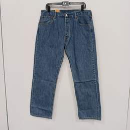 Levi Men's 501 Original Fit Button Fly Straight Leg Jeans Size 36x30 NWT
