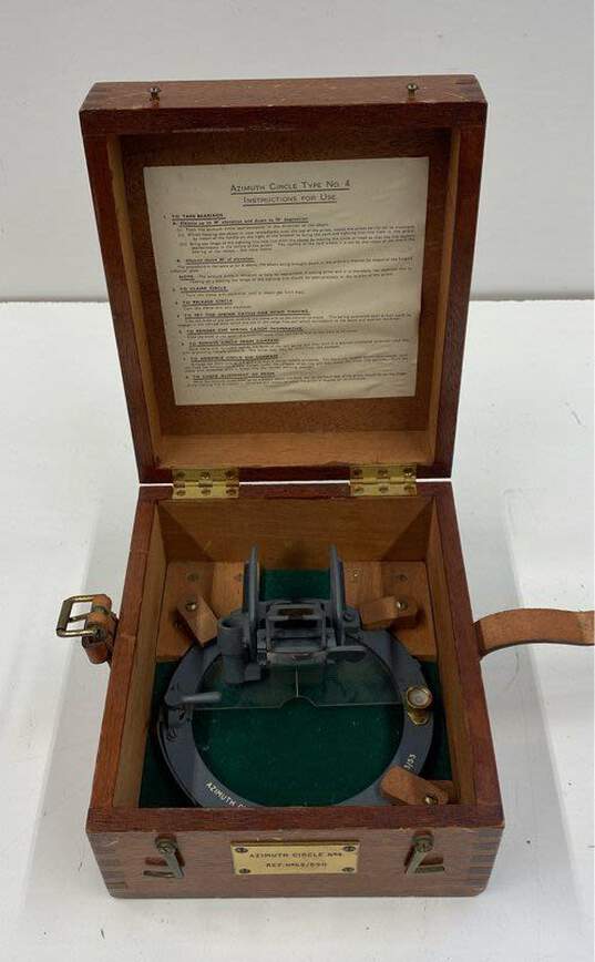 Vintage Azimuth Circle No. 4 Compass image number 1