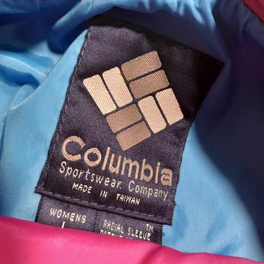 Women’s Vintage Columbia Powder Keg Full-Zip Outdoor Jacket Sz L image number 4