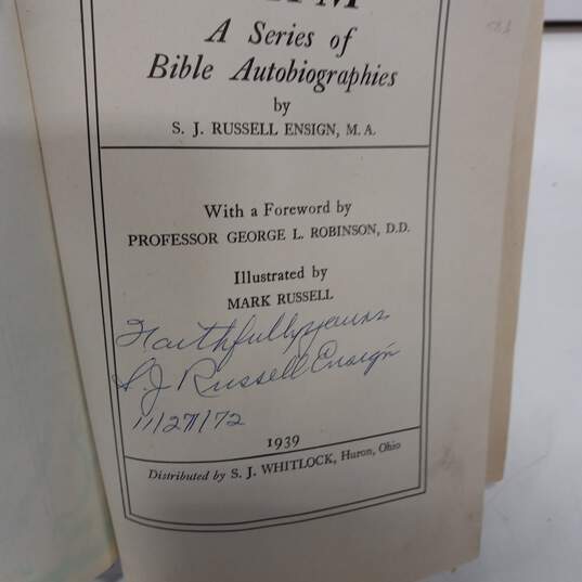 Vintage 1939 1st Edition I Am A Series of Bible Autobiographies image number 6