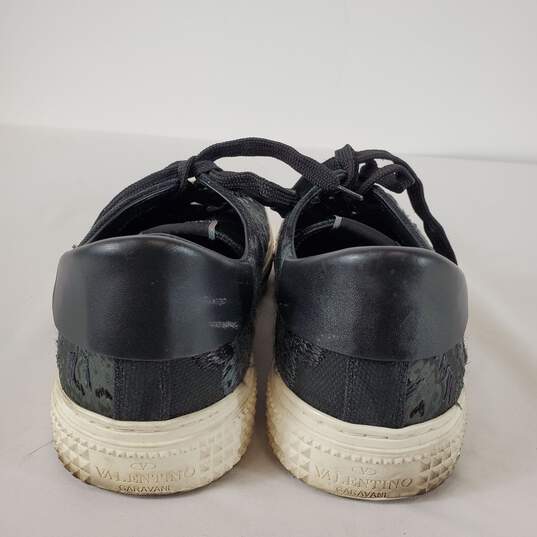 Valentino Men Black Butterfly Sneakers Sz 8 image number 6