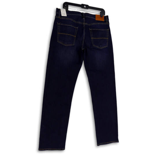 NWT Mens Blue Denim Medium Wash Stretch Pocket Straight Leg Jeans Sz 34/32 image number 3