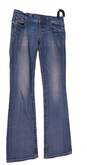 Womens Blue Regular Fit Medium Wash Denim Bootcut Leg Jeans Size 27 image number 1