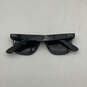 Womens Black Full Rim Lightweight UV Protection Wayfarer Sunglasses image number 2