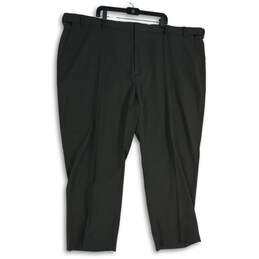NWT Van Heusen Mens Gray Stretch Premium Flex Waistband Dress Pants Size 54x30